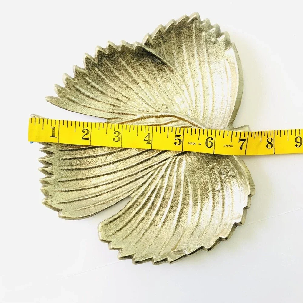 Gold Leaf Decorative Dish Made In Sweden By EightMood